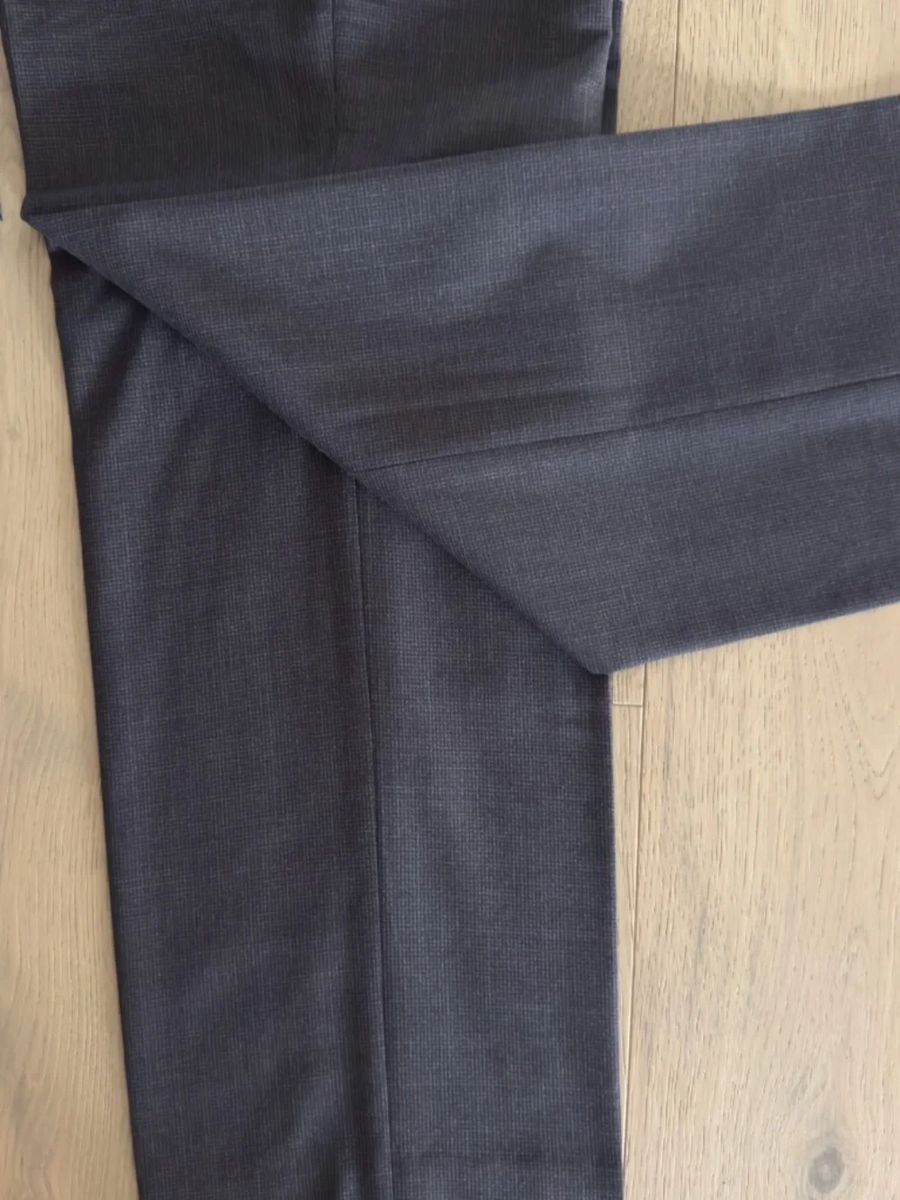 Banana Republic Men's Dress Pants - Brown Houndstooth - Wool - Size 32x30 Slim